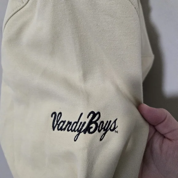 Sz L Men's Vanderbilt Baseball Vandy Boys Quarter Zip Jacket Gold Nike Dri-Fit - Picture 3 of 9